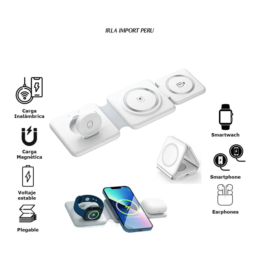 CARGADOR PLEGABLE 3 EN 1